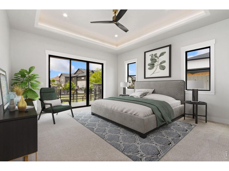 Furnished interior view inside a new home in , Windsor (Image 18).