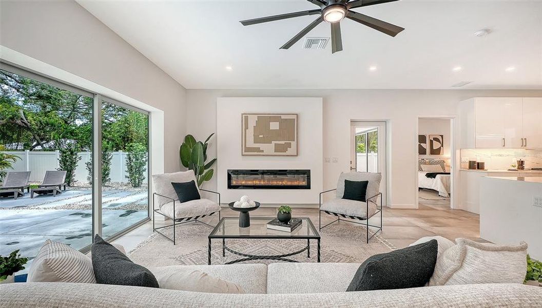 Furnished interior view inside a new home in , Sarasota (Image 5).