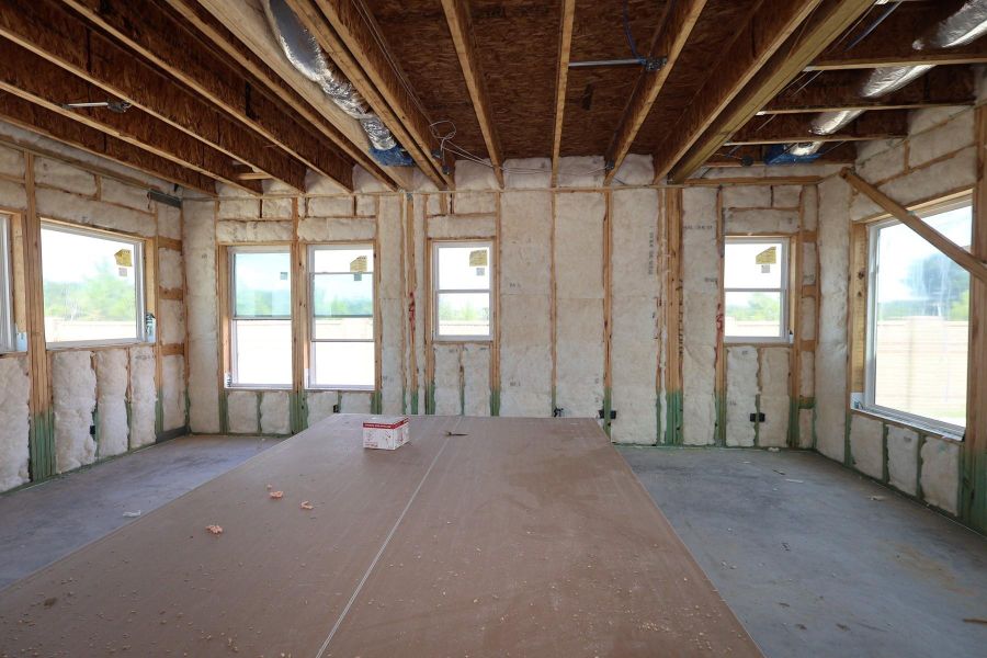 In-progress construction of a new home in Easthaven at Bridgeland Central - Horizon Collection, Cypress, TX (Image 13). In-progress construction of a new home in Easthaven at Bridgeland Central - Horizon Collection, Cypress, TX (Image 13).