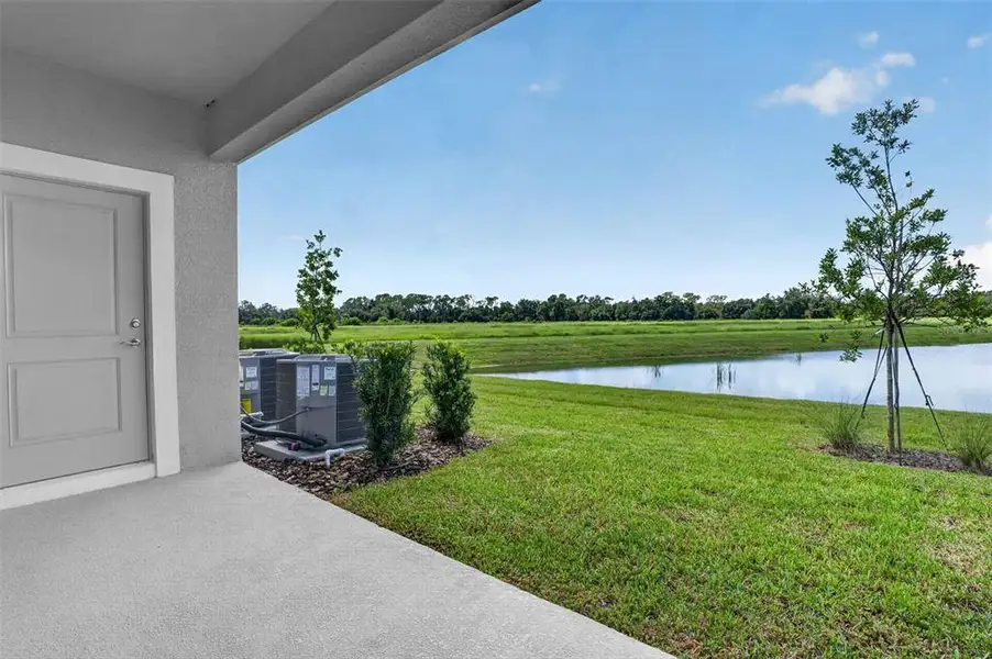 Exterior details and patio area of a home in Crosswind Ranch, Parrish (Image 4).