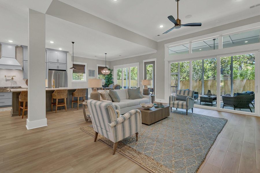 Furnished interior view inside a new home in , Johns Island (Image 7). Furnished interior view inside a new home in , Johns Island (Image 7).