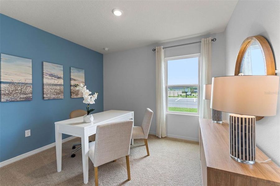 Furnished interior view inside a new home in Fountain View, Ormond Beach (Image 32).