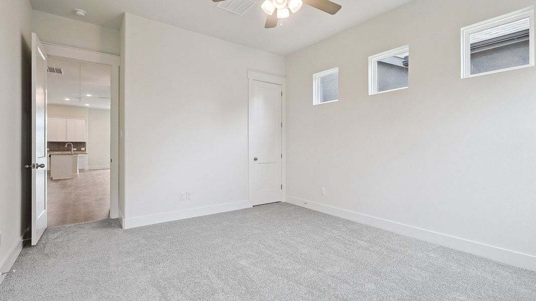 Representative furnished interior of a home built from the Reese by DRB Homes in Collin Creek, Plano (Image 22).