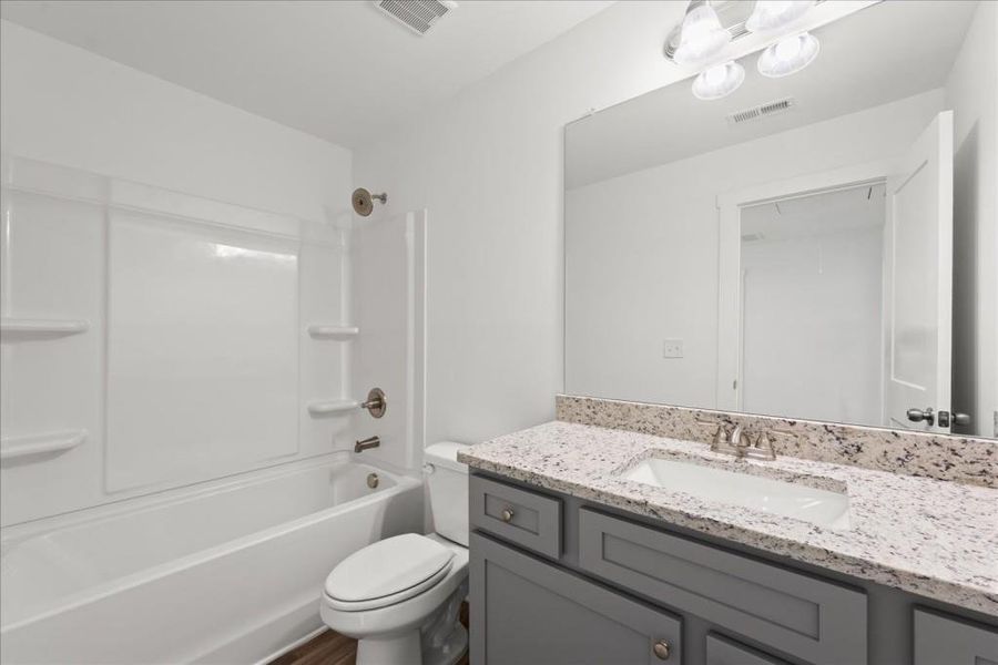 Furnished interior view inside a new home in , Statham (Image 13).