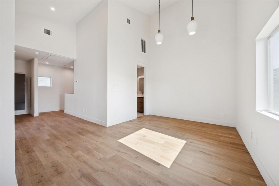 Spacious, unfurnished interior of a new home in , Houston (Image 27). Spacious, unfurnished interior of a new home in , Houston (Image 27).