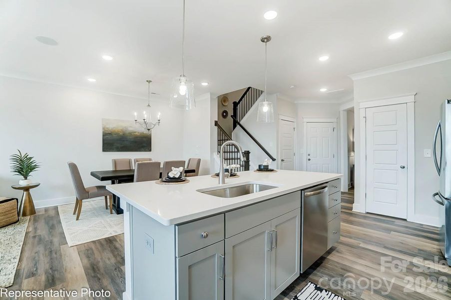 Furnished interior view inside a new home in Harrisburg Village, Harrisburg (Image 26).