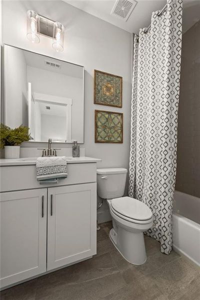 Furnished interior view inside a new home in , Kennesaw (Image 11).