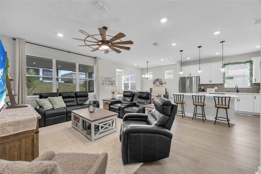 Furnished interior view inside a new home in , Minneola (Image 30).