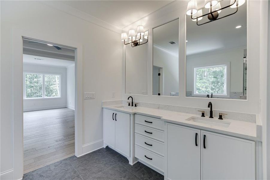 Furnished interior view inside a new home in , Buford (Image 21).