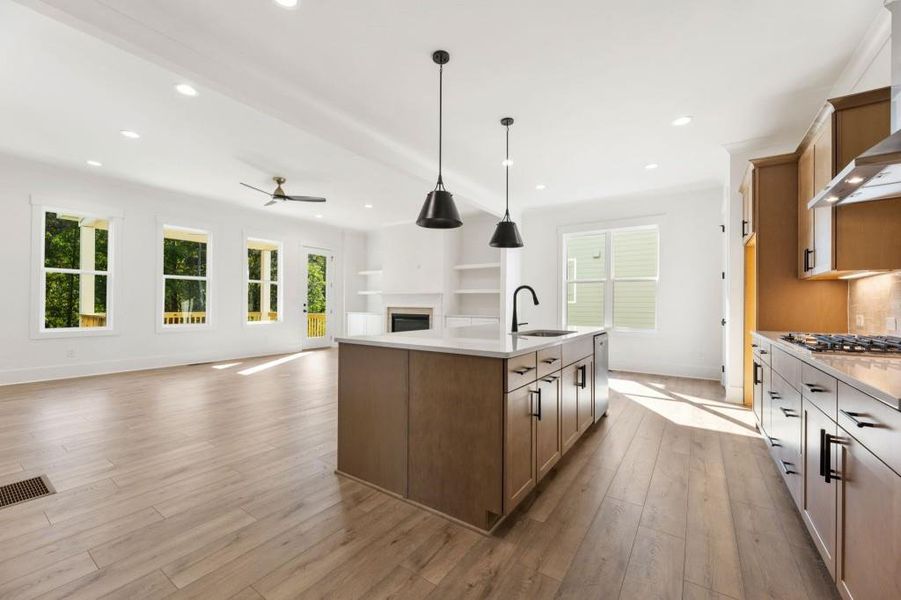 Furnished interior view inside a new home in Hillshire, Cumming (Image 5).