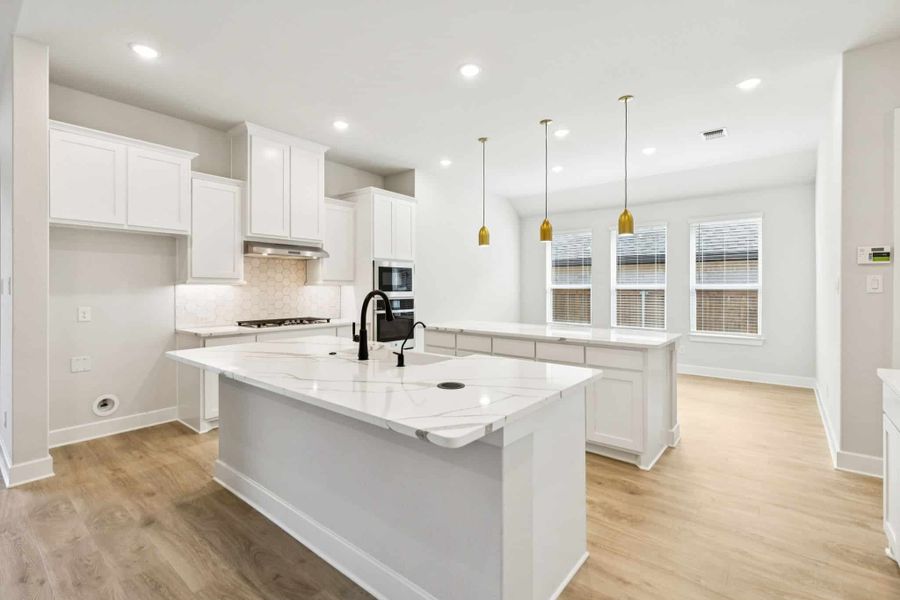 Furnished interior view inside a new home in Trinity Falls, McKinney (Image 4).