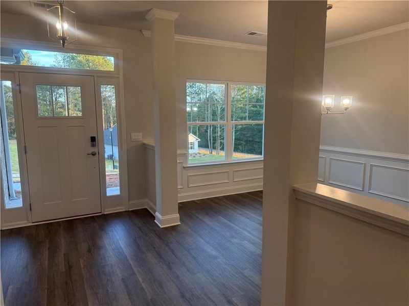 Spacious, unfurnished interior of a new home in The Fields of Walnut Creek, Pendergrass (Image 11).