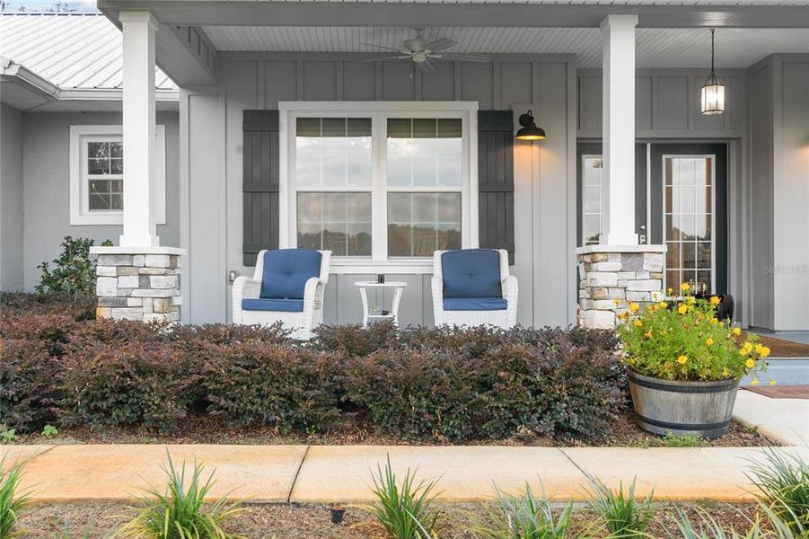 Front exterior of a new home in , Dunnellon, FL, highlighting curb appeal (Image 2).