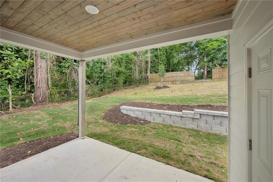 Exterior details and patio area of a home in , Atlanta (Image 3).