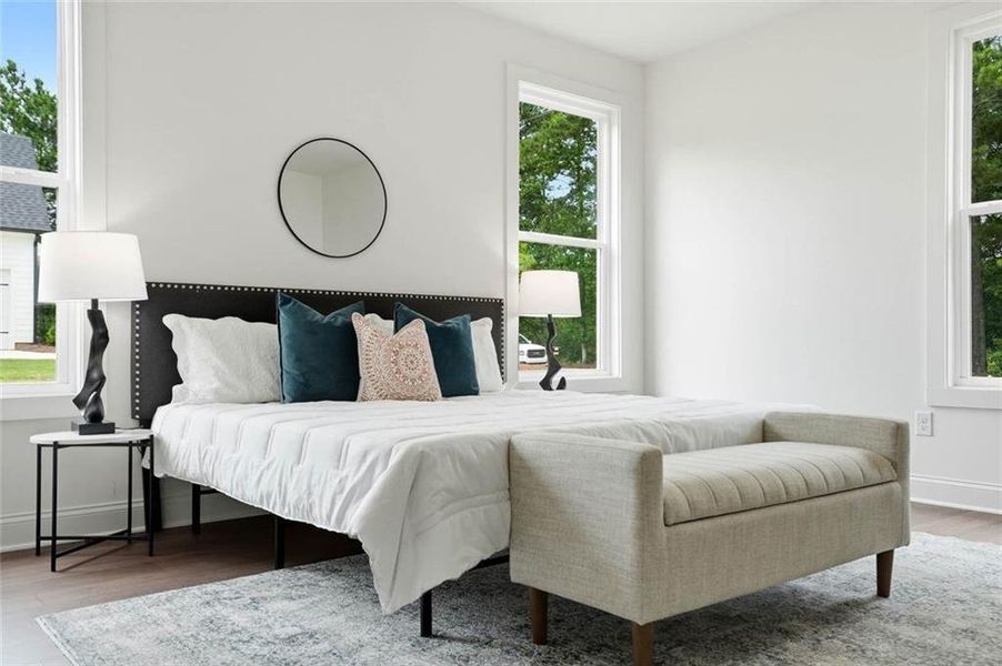 Furnished interior view inside a new home in , Mansfield (Image 21).