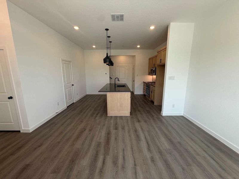 Open Kitchen-Living Room Construction Progress