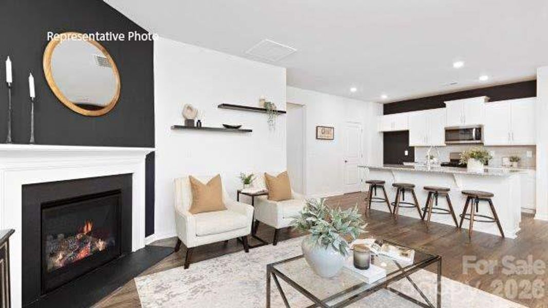 Furnished interior view inside a new home in Bristol Terrace, Statesville (Image 3).