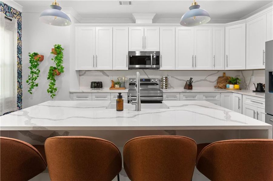 Furnished interior view inside a new home in , Snellville (Image 28).