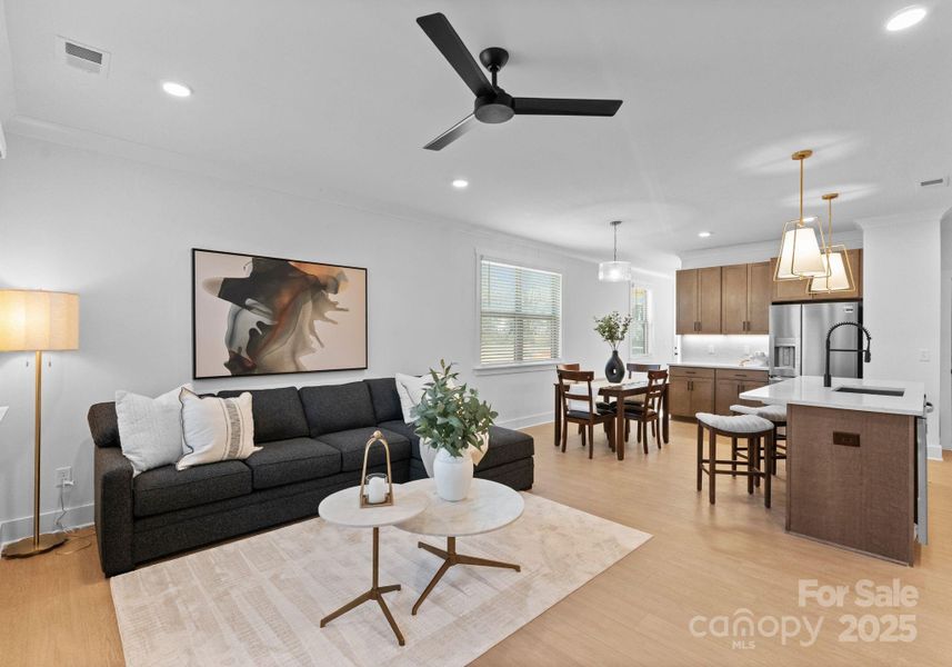 Photo is of model home in community, finishes may vary