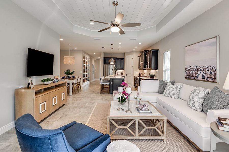 Representative furnished interior of a home built from the Dream 2 by Neal Communities in Palmera, Venice (Image 7).