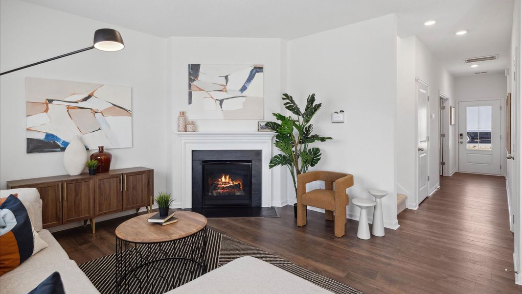 Representative furnished interior of a home built from the Belhaven by D.R. Horton in Mary's Pointe, Clinton (Image 6). Representative furnished interior of a home built from the Belhaven by D.R. Horton in Mary's Pointe, Clinton (Image 6).