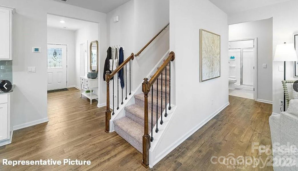 Furnished interior view inside a new home in Brinkley Ridge, Kings Mountain (Image 11).