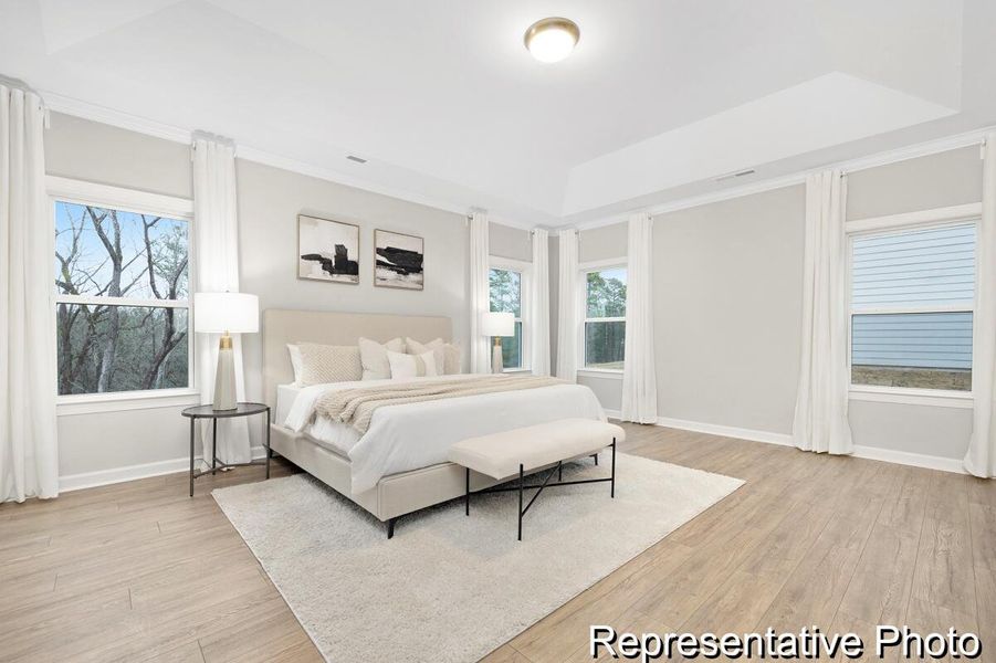 Furnished interior view inside a new home in , Ravenel (Image 14).