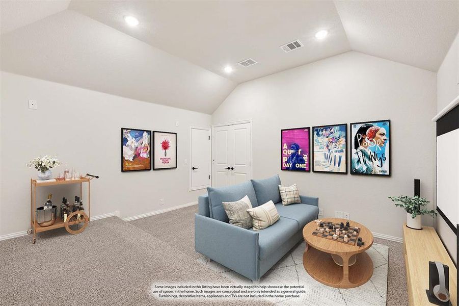 Furnished interior view inside a new home in Hampton Park, Glenn Heights (Image 11). Furnished interior view inside a new home in Hampton Park, Glenn Heights (Image 11).