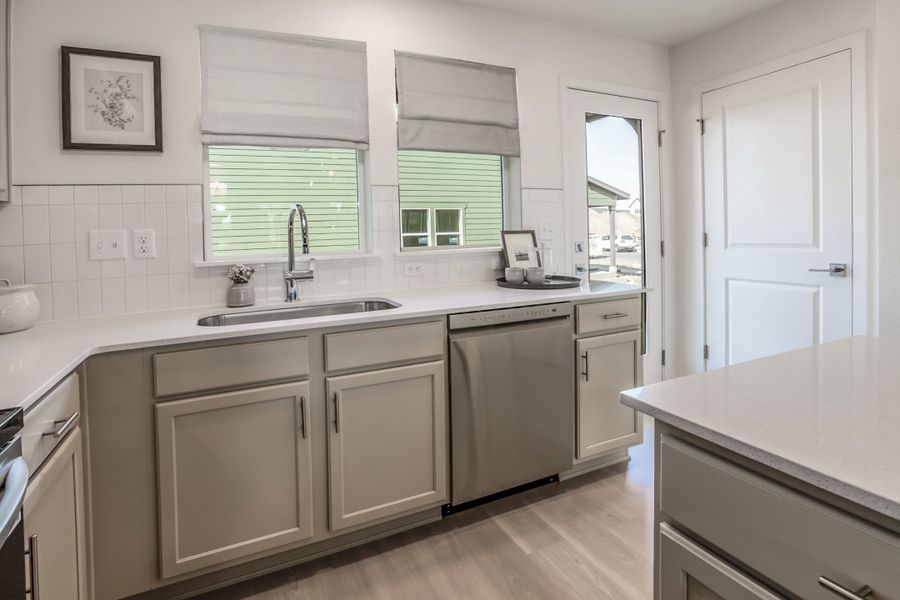 Representative furnished interior of a home built from the Magnolia by Hartford Homes in Bloom, Fort Collins (Image 17).
