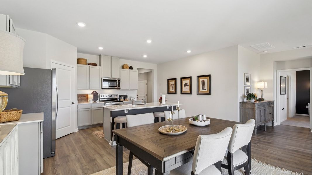 Furnished interior view inside a new home in The Parks, White House (Image 7).
