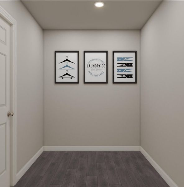 Representative unfurnished interior of a home built from the Madison by National HomeCorp in Courtland Place, Cleburne (Image 16).
