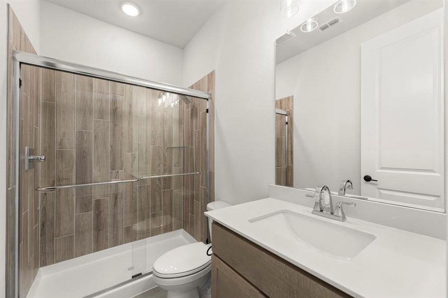 Furnished interior view inside a new home in Discovery Collection at Union Park, Little Elm (Image 5).