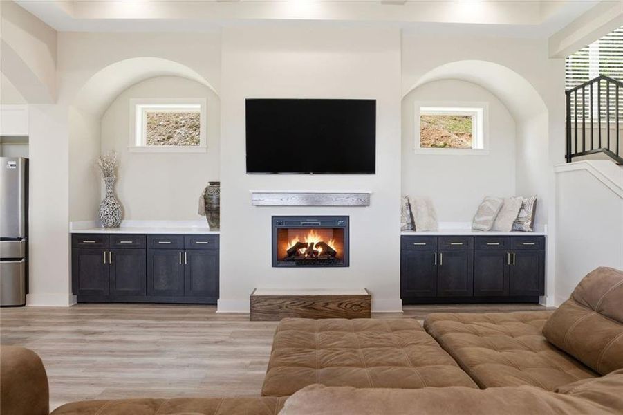 Furnished interior view inside a new home in , Clarkesville (Image 46).