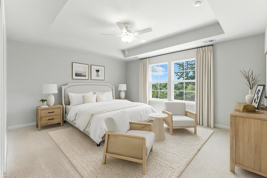 Furnished interior view inside a new home in , Summerville (Image 5).
