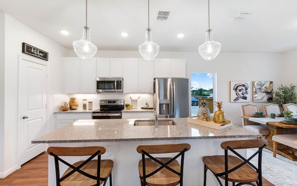 Furnished interior view inside a new home in Cool Water, Jarrell (Image 10).