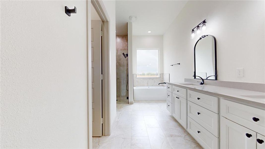 Furnished interior view inside a new home in , Point (Image 6).