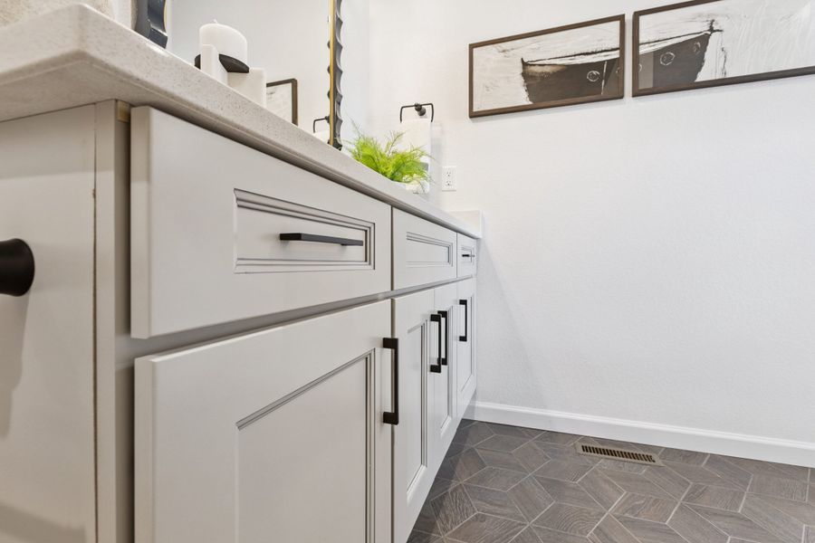 Representative furnished interior of a home built from the Jansen by Landsea Homes in Cherry Meadows, Brighton (Image 58).