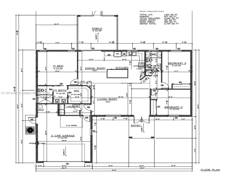 2D floor plan layout of this home in , Lake Placid, FL (Image 3).