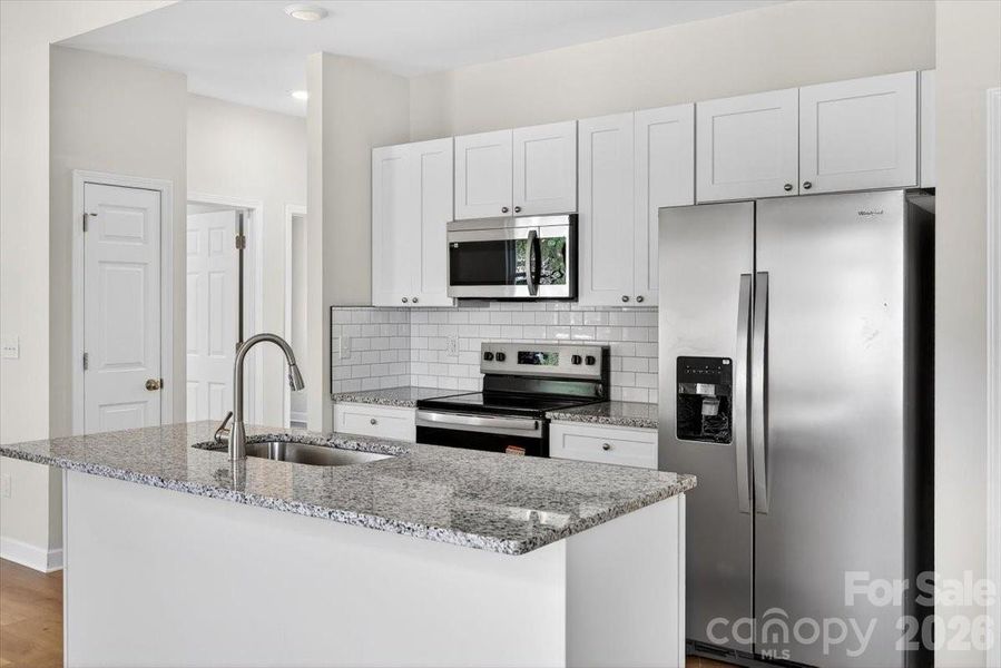 Beautiful granite countertops