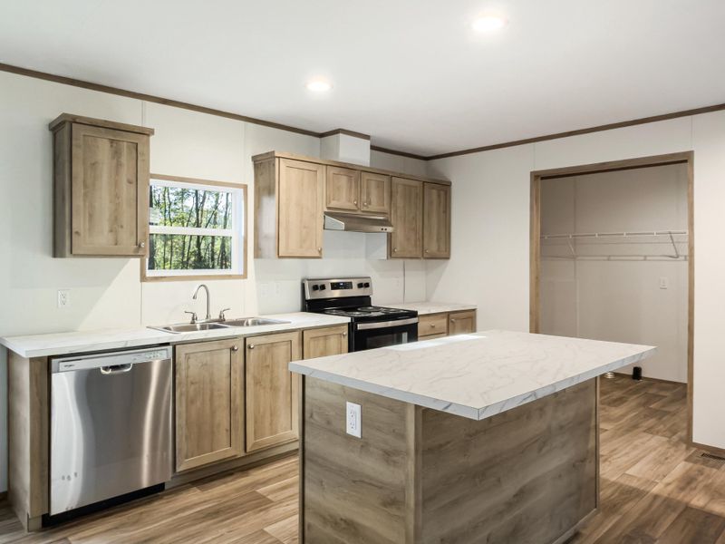 Furnished interior view inside a new home in , Round O (Image 5).