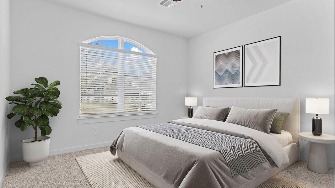 Furnished interior view inside a new home in Harvest Green, Richmond (Image 13).