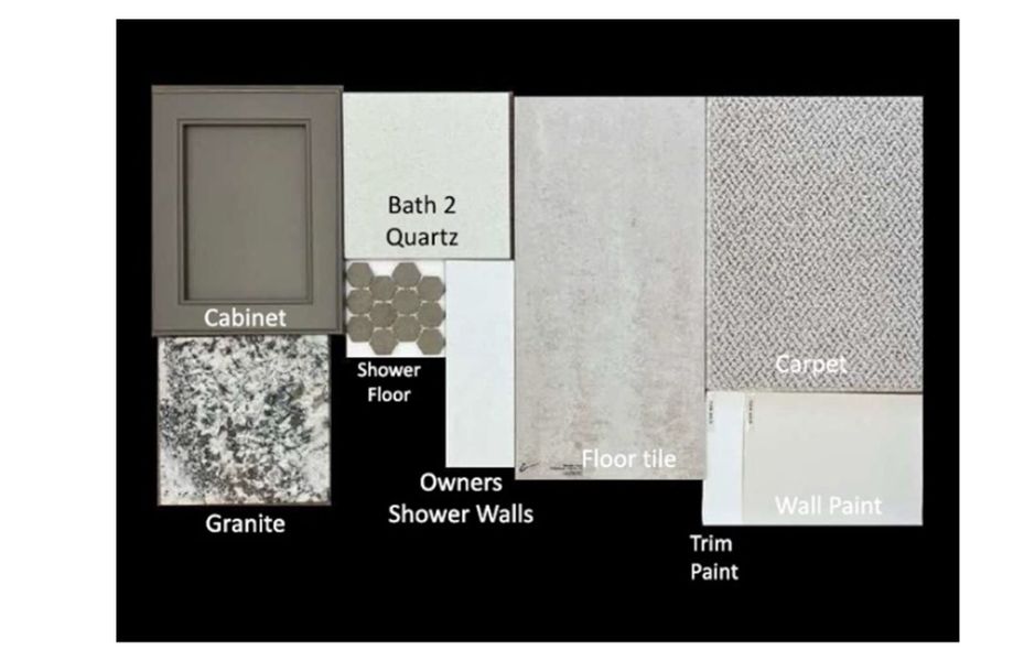 Sample of building materials used in homes in Regent Hills - Meadow Series, Buckeye (Image 4). Sample of building materials used in homes in Regent Hills - Meadow Series, Buckeye (Image 4).