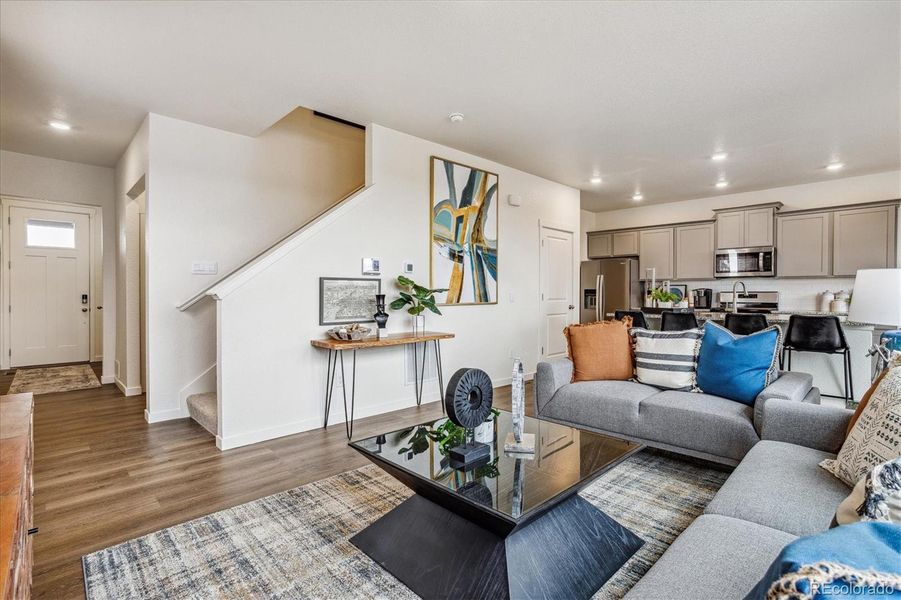 Furnished interior view inside a new home in Ridge at Johnstown, Johnstown (Image 7).