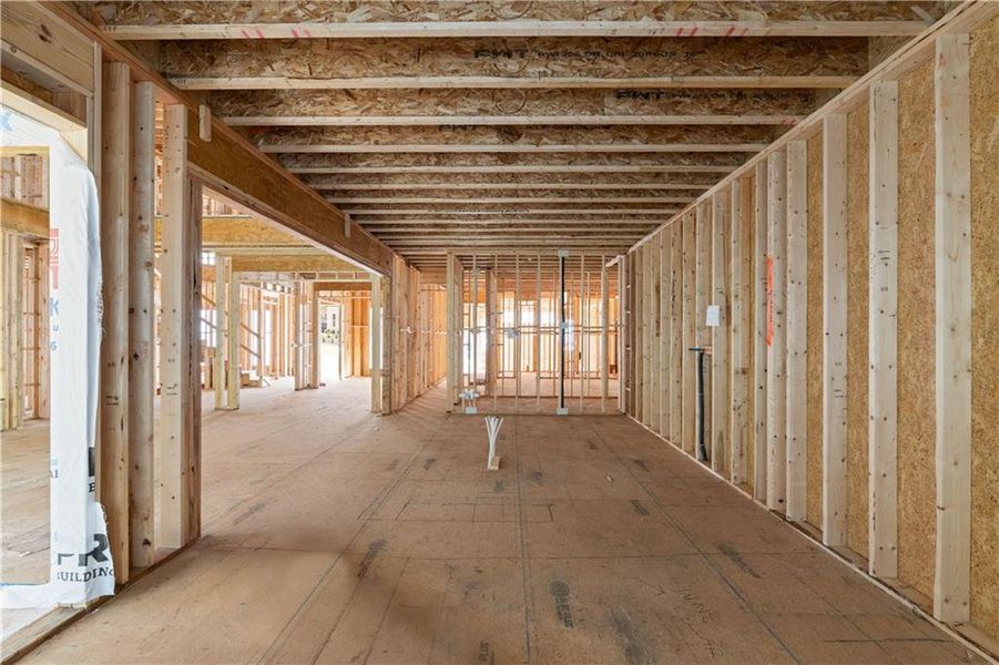 In-progress construction of a new home in , Fairburn, GA (Image 29).