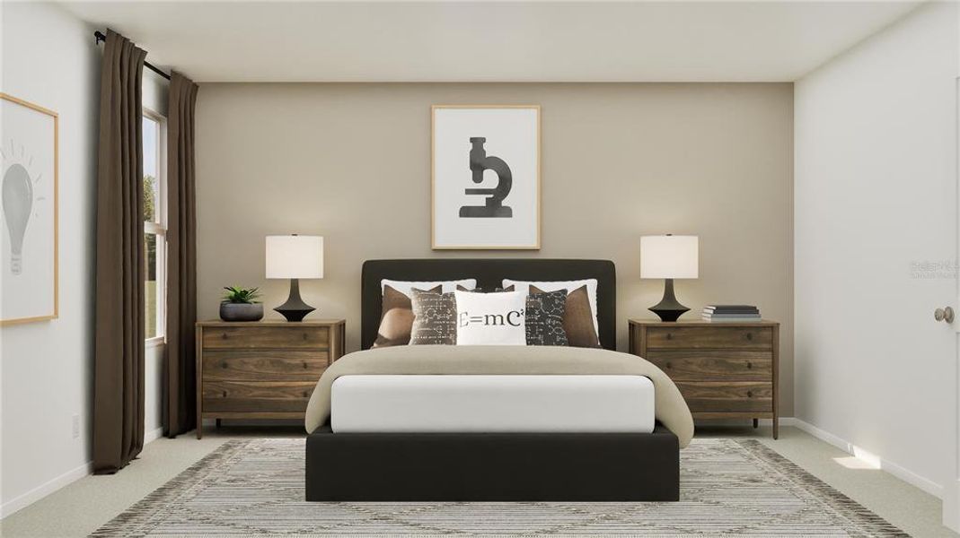 Furnished interior view inside a new home in Crosswinds, Haines City (Image 15).