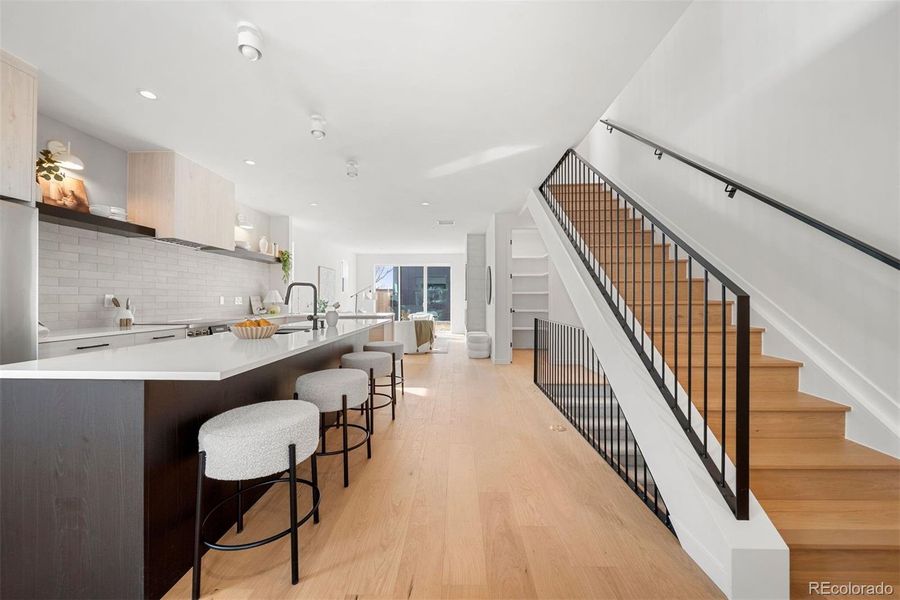 Furnished interior view inside a new home in , Denver (Image 29).