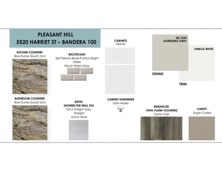 Sample of building materials used in homes in Pleasant Hill, Bryan (Image 4). Sample of building materials used in homes in Pleasant Hill, Bryan (Image 4).