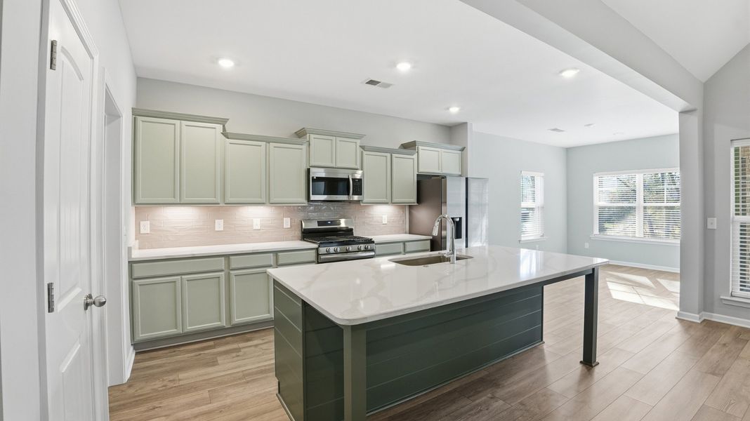 Furnished interior view inside a new home in Sagewood, Tullahoma (Image 12).