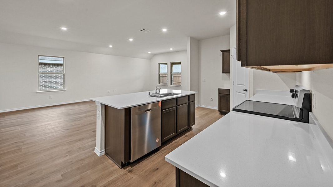 Furnished interior view inside a new home in Stonewyck Farms, Ennis (Image 9).