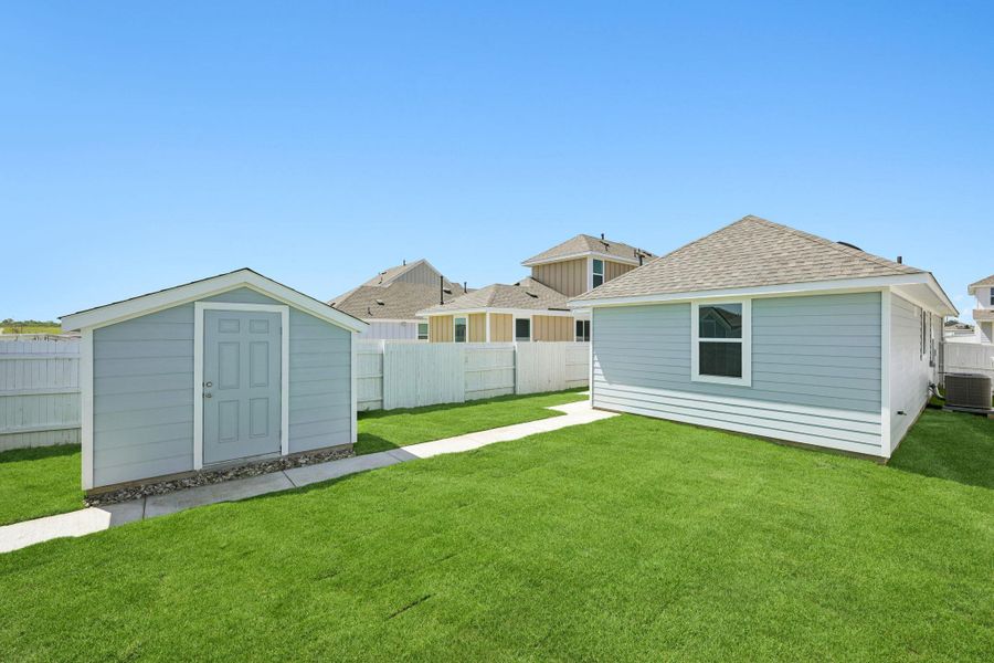 Exterior details and patio area of a home in Harvest Ridge, Elgin (Image 3). Exterior details and patio area of a home in Harvest Ridge, Elgin (Image 3).